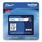 Brother P-Touch 0.47 in. x 26.2 ft. TZe Laminated Removable Label Tapes - Blue on White